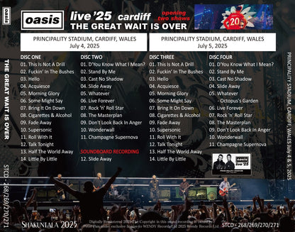 OASIS / 2025 THE GREAT WAIT IS OVER (4CD)