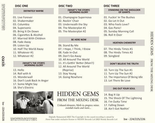 OASIS / HIDDEN GEMS 1994 - 2008 (3CD)