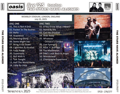 OASIS / 2025 THE STARS HAVE ALIGNED LONDON FIRST SHOW (2CD)