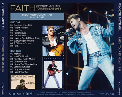 GEORGE MICHAEL / 1988 FAITH TOUR IN MILAN (2CD)