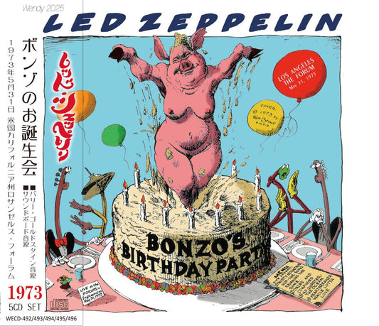 LED ZEPPELIN / 1973 BONZO'S BIRTHDAY PARTY remasterizado a partir de transferencia plana (5 CD)