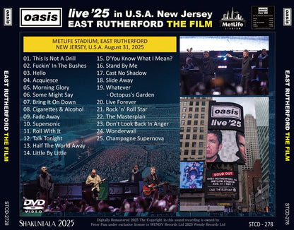 OASIS / 2025 EAST RUTHERFORD IL FILM (1DVD)