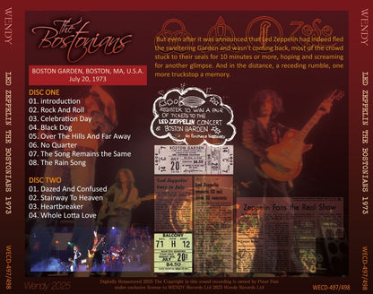 LED ZEPPELIN / 1973 THE BOSTONIANS (2CD)