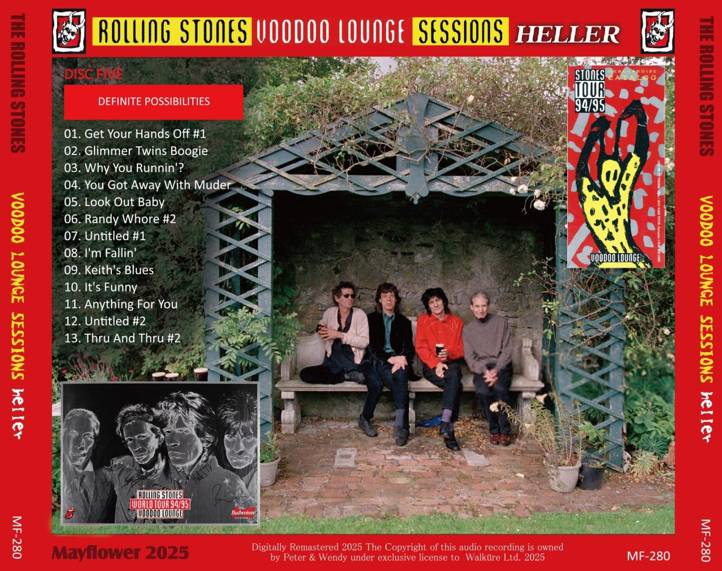 THE ROLLING STONES / VOODOO LOUNGE SESSIONS HELLER (5CD)