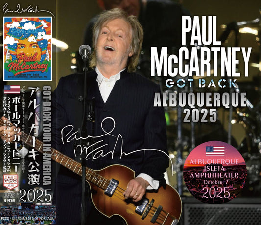 PAUL McCARTNEY / 2025 GOT BACK ALBUQUERQUE (3CD)