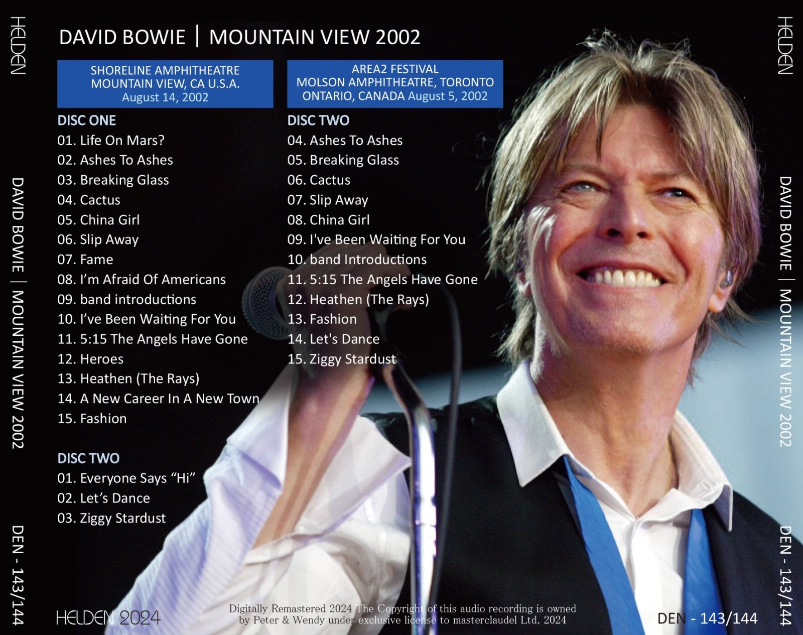 DAVID BOWIE – WORLD MUSIC LOVER