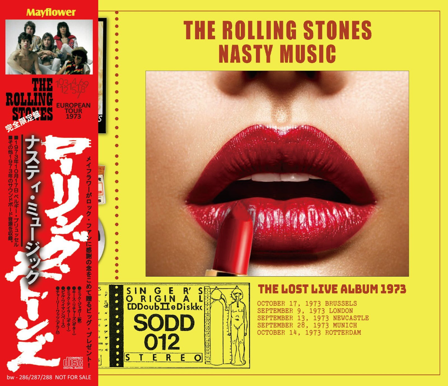 THE ROLLING STONES / 1973 NASTY MUSIC THE LOST LIVE ALBUM (3CD)