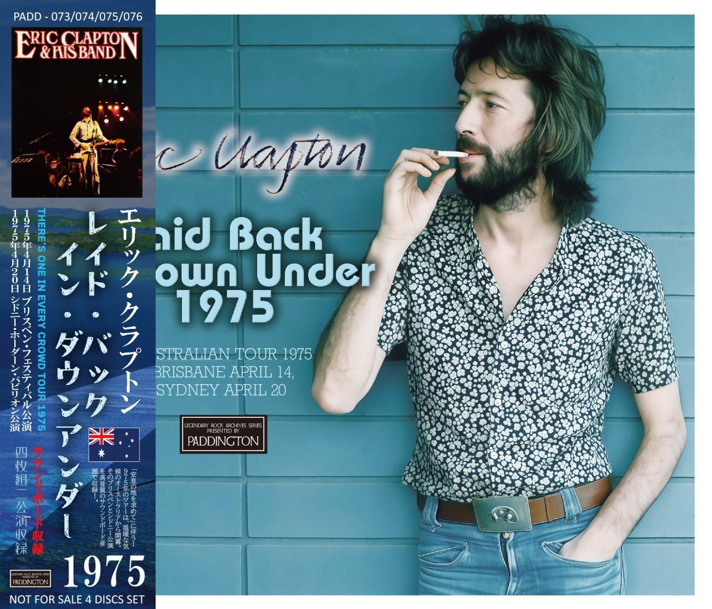 ERIC CLAPTON / 1975 LAID BACK IN DOWN UNDER (4CD)