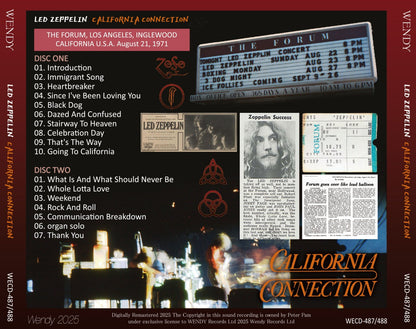 LED ZEPPELIN / 1971 CALIFORNIA CONNECTION (2CD)