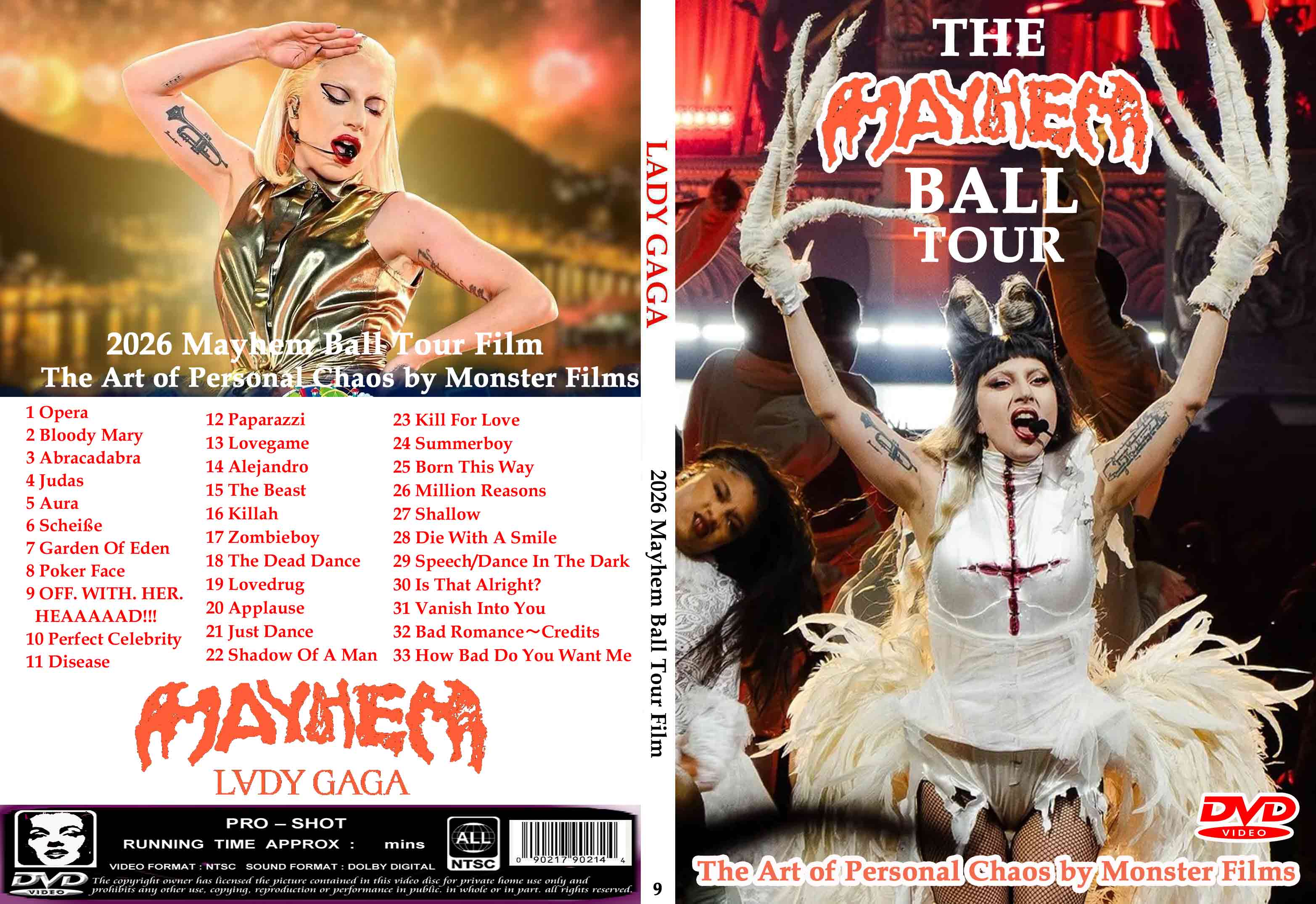 Lady Gaga / Mayhem Ball Tour Film The Art of Personal Chaos by