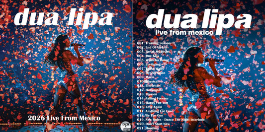 Dua Lipa / 2026 Live From Mexico Labelless white discs (1CDR)