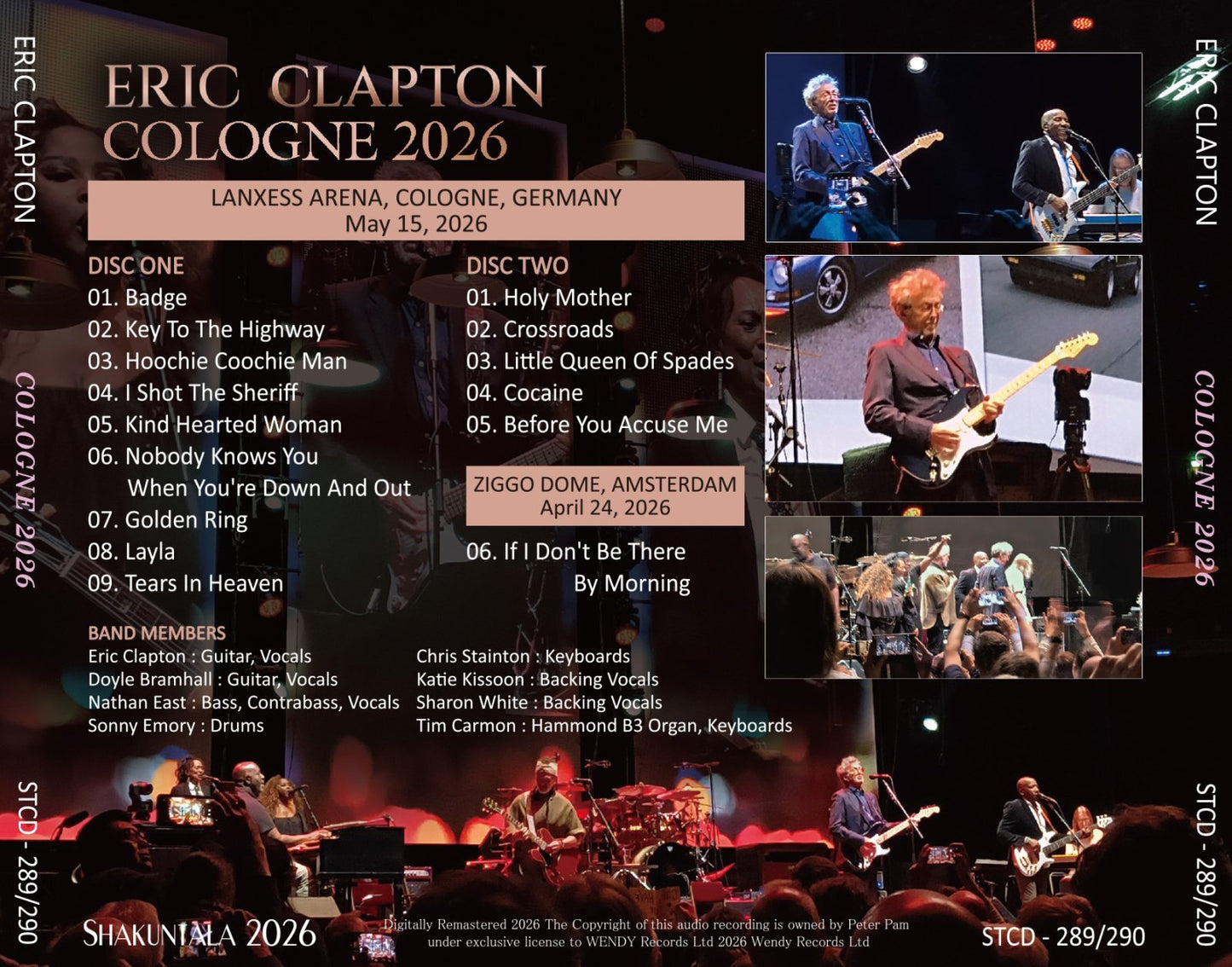 ERIC CLAPTON / 2026 COLOGNE (2CD)