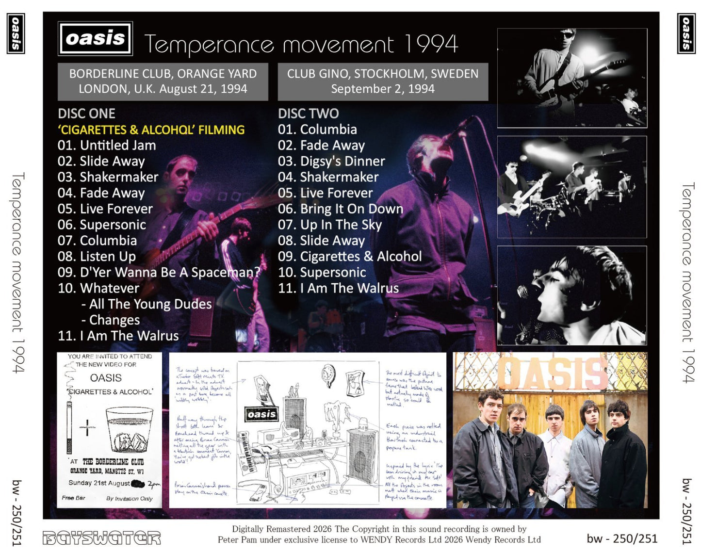 OASIS / 1994 TEMPERANCE MOVEMENT (2CD)
