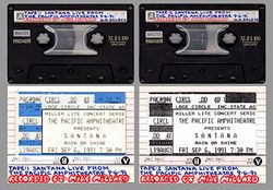 SANTANA / COSTA MESA 1991 MIKE MILLARD MASTER TAPES (3CDR)