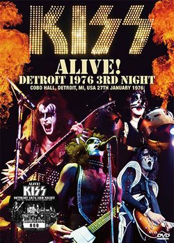 KISS / DETROIT 1976 3RD NIGHT PRO SHOT (1DVD)
