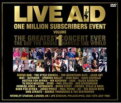 V.A.(U2, STING, JUDAS PRIEST , ETC.) / LIVE AID ONE MILLION SUBSCRIBERS EVENT Vol.1 PRO SHOT (5DVDR)　／　