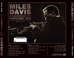 MILES DAVIS / GINGERBREAD BOY PORTLAND 1966 (2CD)