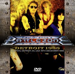 PAUL Di'ANNO'S BATTLEZONE / DETROIT 1986 (1DVDR)