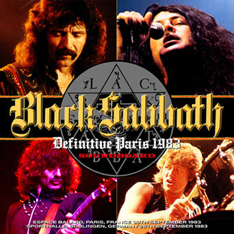BLACK SABBATH / DEFINITIVE PARIS 1983 SOUNDBOARD (1CD)