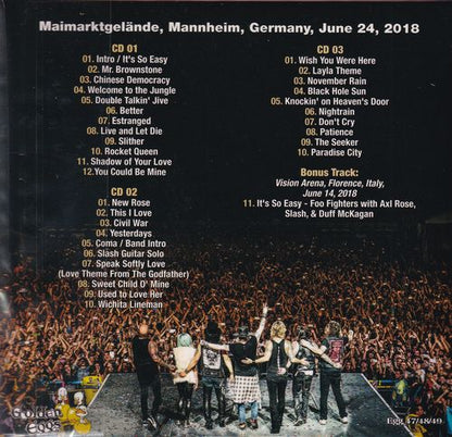 GUNS N' ROSES / LEGENDS NEVER DIE Paper jacket (3CD)