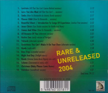 U2 / RARE & UNRELEASED 2004 (1CD)