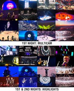 U2 / LAS VEGAS 2023 1ST & 2ND NIGHTS MULTICAM (2DVDR)