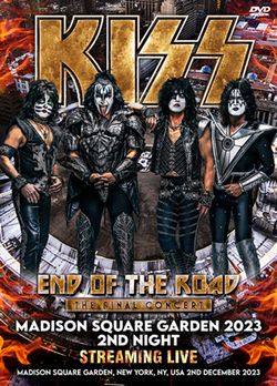 KISS / MADISON SQUARE GARDEN 2023 2ND NIGHT THE FINAL CONCERT STREAMING LIVE (1DVDR)