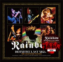 RAINBOW / DEFINITIVE LAST NIGHT THE LEGENDARY MASTER (2CD)