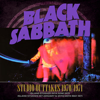 BLACK SABBATH / STUDIO OUTTAKES 1970/1971 STEREO SOUNDBOARD (2CD)