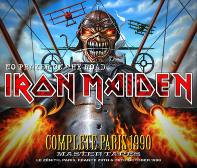 IRON MAIDEN / COMPLETE PARIS 1990 MASTER TAPES (4CDR)