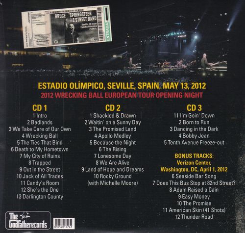 BRUCE SPRINGSTEEN & THE E STREET BAND / BURNIN' DOWN THE CLOCK Paper jacket (3CD)　／　