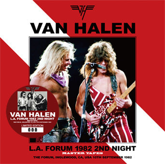 VAN HALEN / LA FORUM 1982 CINTAS MAESTRAS DE 2DA NOCHE (2CD)