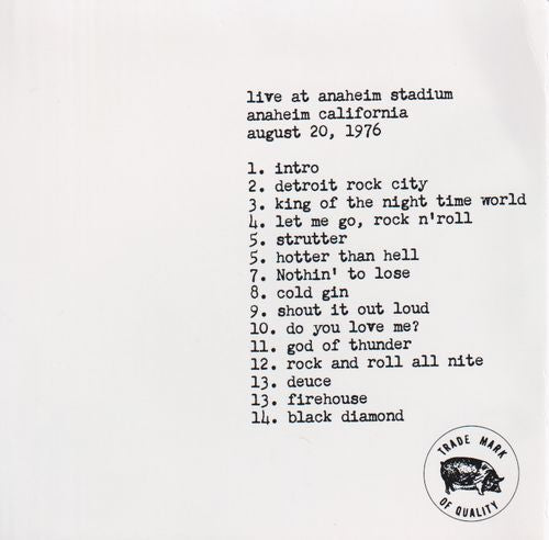 KISS / DESTROYS ANAHEIM (1CDR)