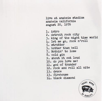 KISS / DESTROYS ANAHEIM (1CDR)