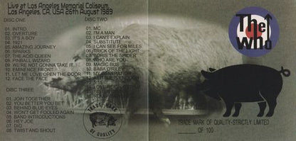 THE WHO / LIVE AT LOS ANGELES MEMORIAL COLISEUM (3CDR)