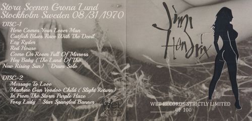 JIMI HENDRIX / STOCKHOLM SWEDEN 08/31/1970 (2CDR)