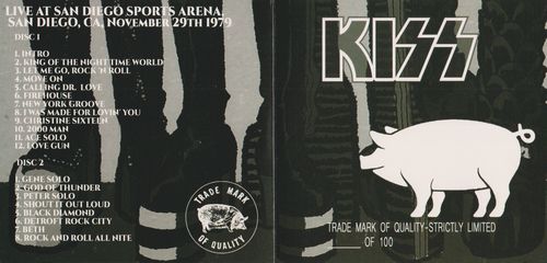 KISS / LIVE AT SAN DIEGO 1979 (2CDR)
