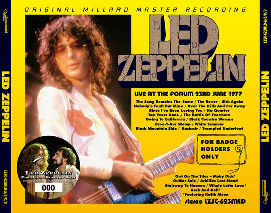 LED ZEPPELIN / FOR BADGE HOLDERS ONLY ORIGINAL MILLARD MASTER RECORDING (4CD)