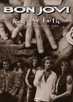 BON JOVI / PROVE DEL TOUR CLUB 'KEEP THE FAITH' 1992 (1DVDR)