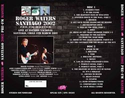 ROGER WATERS / SANTIAGO 2002 PRE-FM MASTER (2CD)