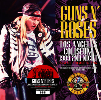 GUNS N' ROSES / LOS ANGELES COLISEUM 1989 2ND NIGHT MIKE MILLARD MASTER TAPES (1CD)