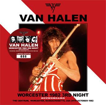 VAN HALEN / WORCESTER 1982 TERCERA NOCHE TABLERO DE SONIDO (2CD)