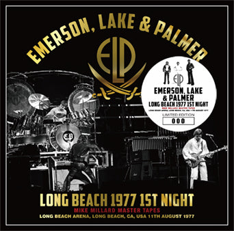 EMERSON, LAKE &amp; PALMER / LONG BEACH 1977 1ª NOTTE MIKE MILLARD MASTER TAPES (2CD)