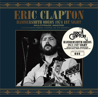 ERIC CLAPTON / HAMMERSMITH ODEON 1974 1.ª NOCHE MULTIPISTA MASTER (2 CD)