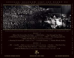 U2 / LUCILLE GLASGOW 1987 1ST NIGHT (2CD)
