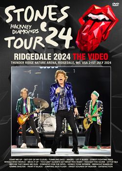 THE ROLLING STONES / RIDGEDALE 2024 IL VIDEO (1DVDR)