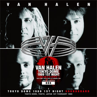 VAN HALEN / TOKYO DOME 1989 1.ª NOCHE CAJA DE SONIDO ESTÉREO (1 CD + 1 DVD)