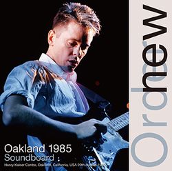 NEW ORDER / OAKLAND 1985 STEREO SOUNDBOARD (1CDR)