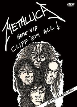 METALLICA / CLIFF' EM ALL Japanese Laser Disc (1DVDR)
