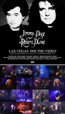 JIMMY PAGE Y ROBERT PLANT / LAS VEGAS 1998 MASTER DE SONIDO (2 CD + 1 DVD)